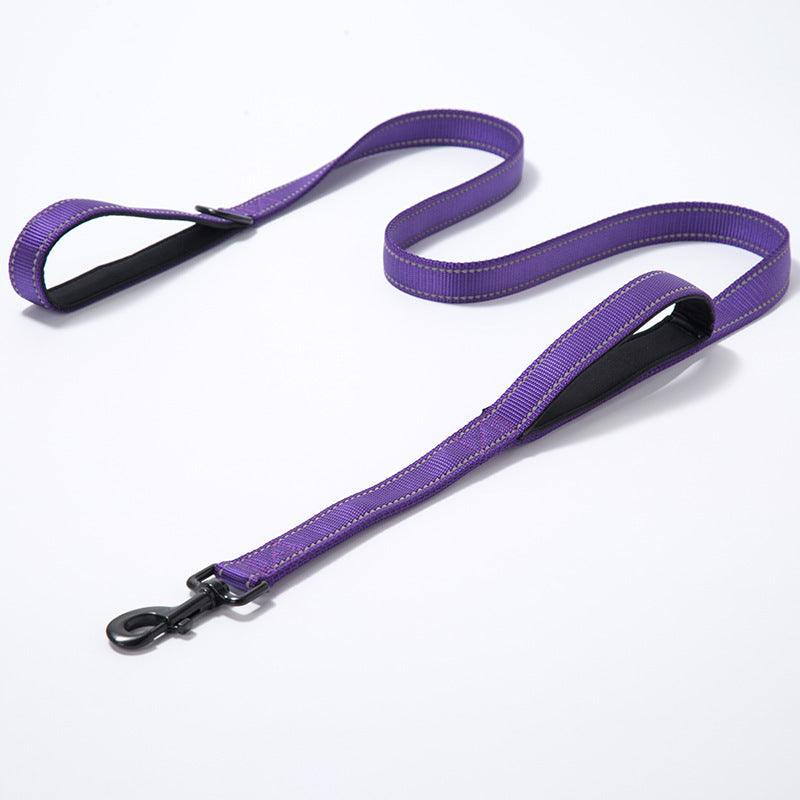 Light reflective leash