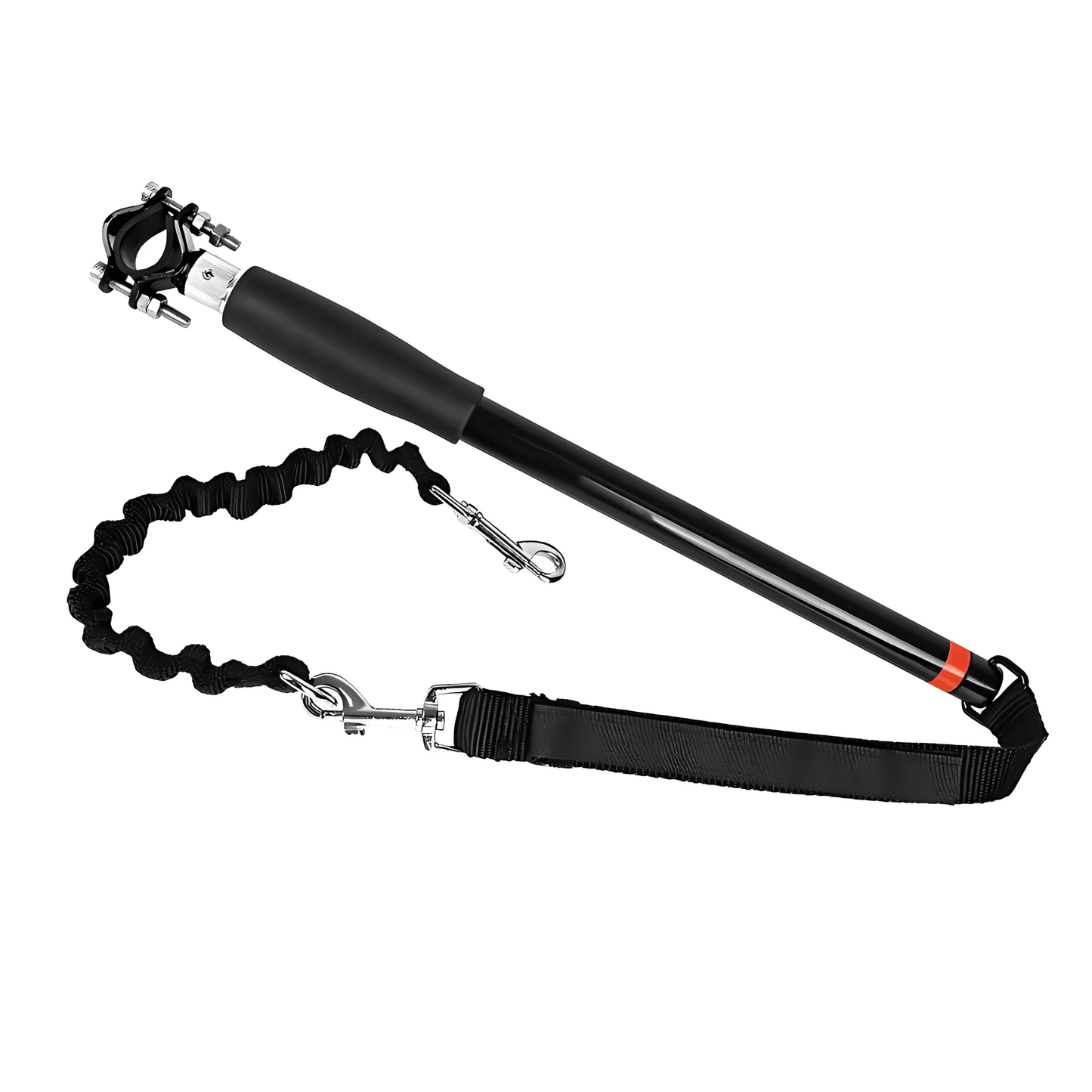 Bike attached pet leash