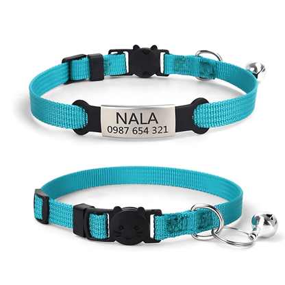 Personalised cat collar