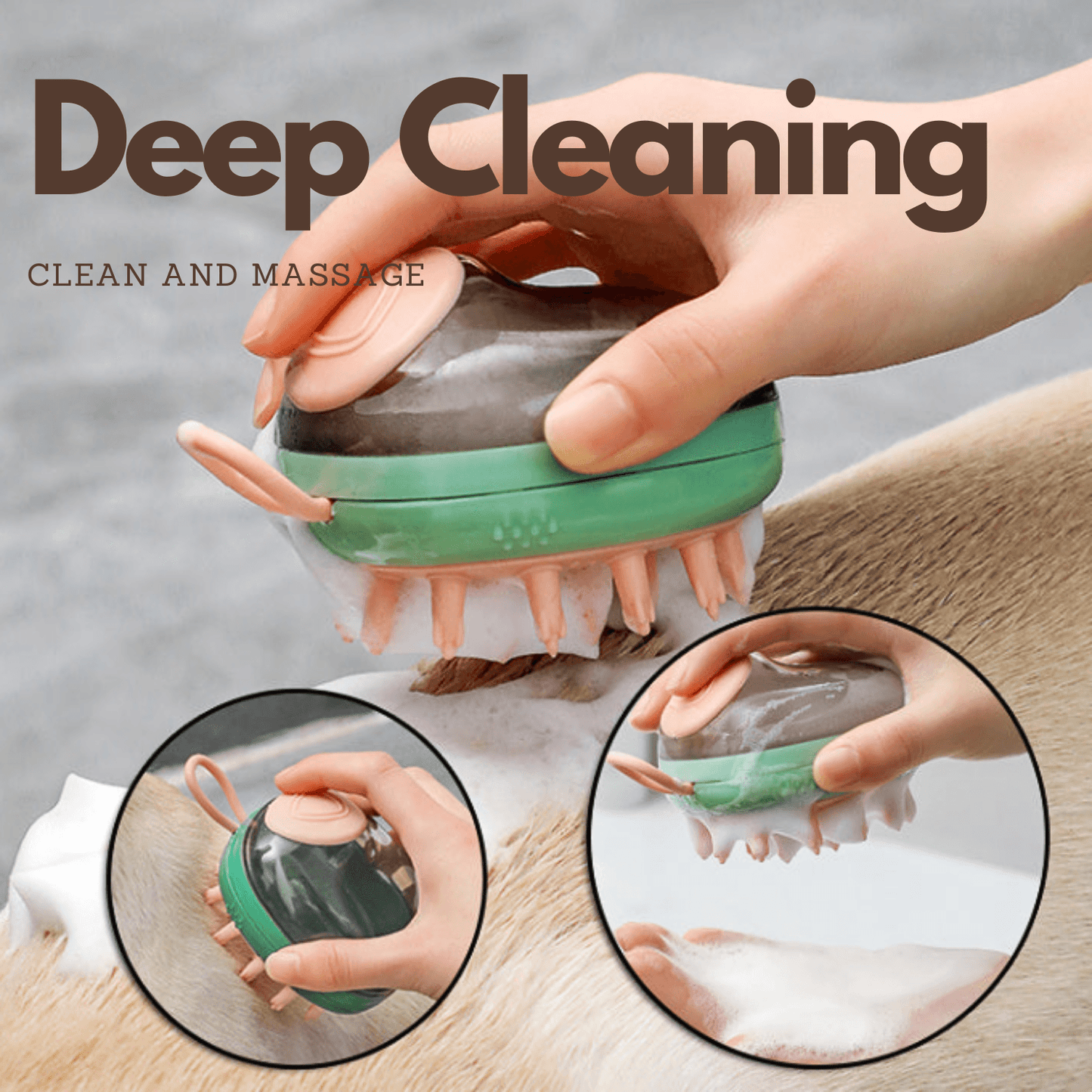 MyPetLocation™ Pet Cleaning Brush - MyPetLocation 