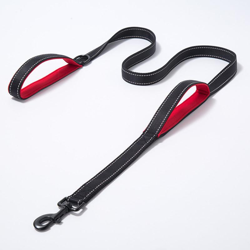 Light reflective leash