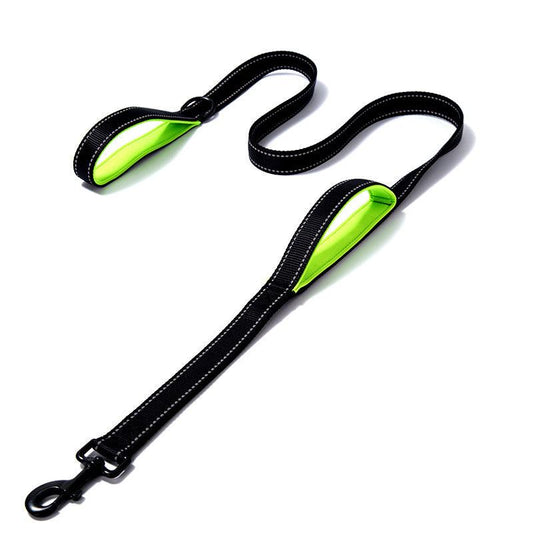 Light reflective leash