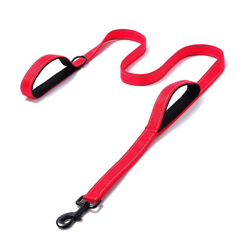 Light reflective leash